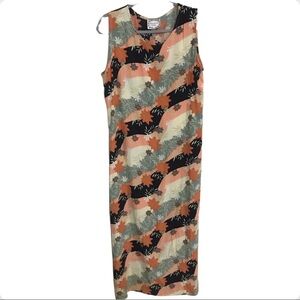 Floral Sleeveless Maxi Dress